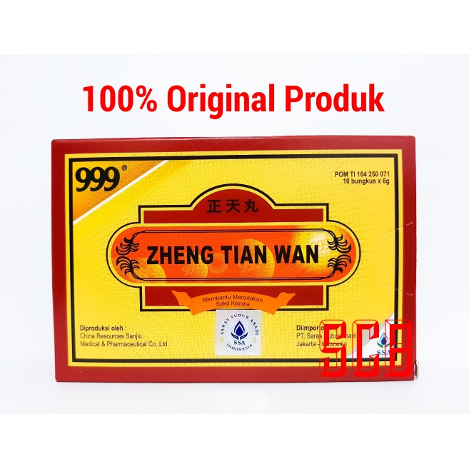 Unik Zheng Tian Wan   Obat Sakit kepala Dan migran Diskon