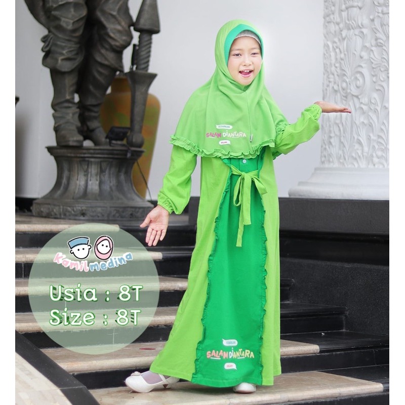 Gamis Anak Hagia Series Kamil Medina Upright
