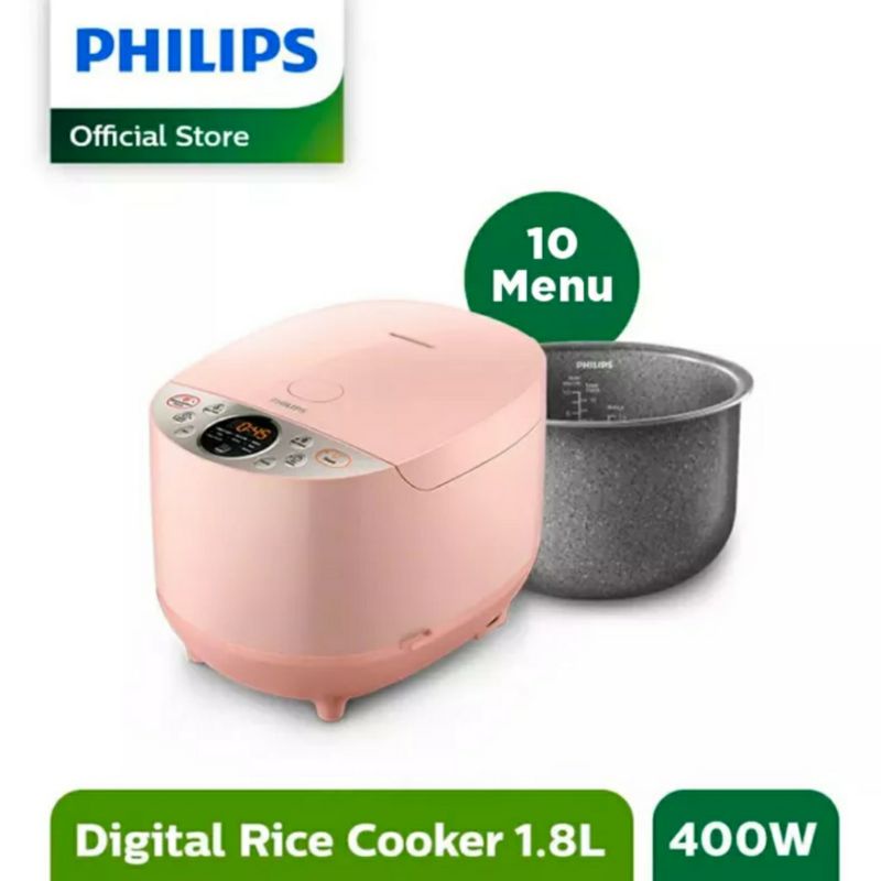 Rice Cooker Philips HD 4515/33 - Putih HD 4515/85 - Hijau HD 4615/90 - Pink Magicom Philips HD4515 M