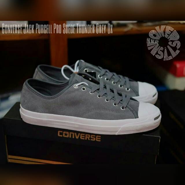 Converse Jack Purcell Pro Suede Thunder Grey Ox