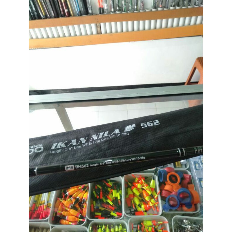 Joran spinning carbon tornado ikan nila