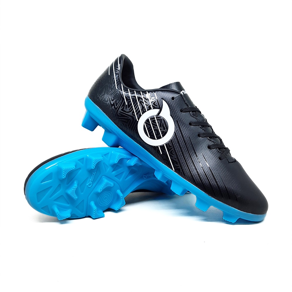 SEPATU BOLA ORTUSEIGHT INSIGNIA FG-BLACK WHITE CYAN