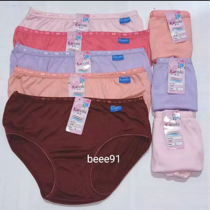 12 PCS/BEEE_91/ CELANA DALAM WANITA LUSINAN B / CELANA DALAM WANITA MURAH