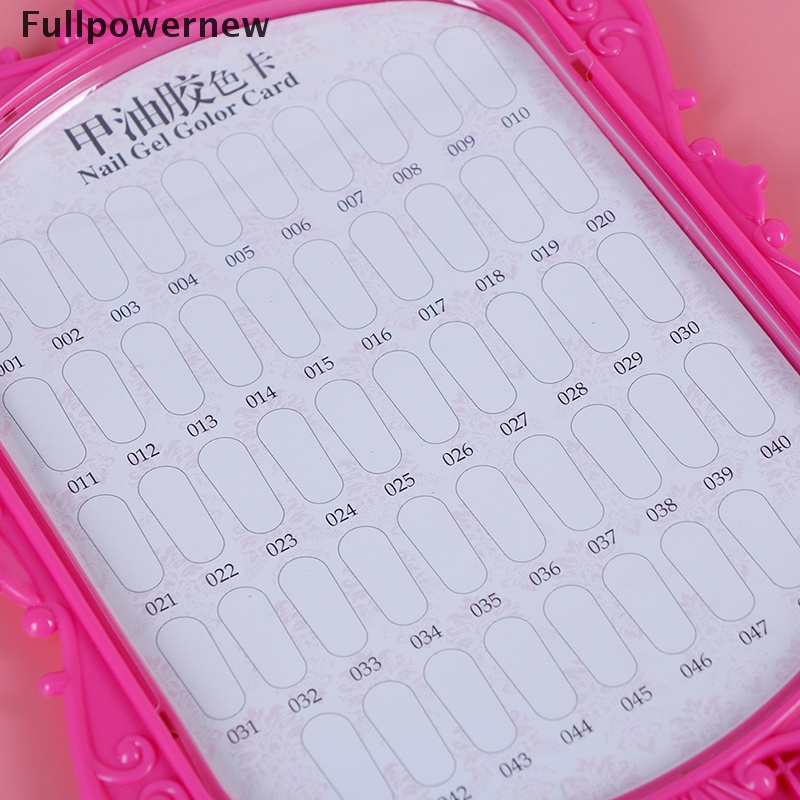 [FULL] Double-Sided 48Tips Nail Color Card Display Full Color Rack Card Boards Practice