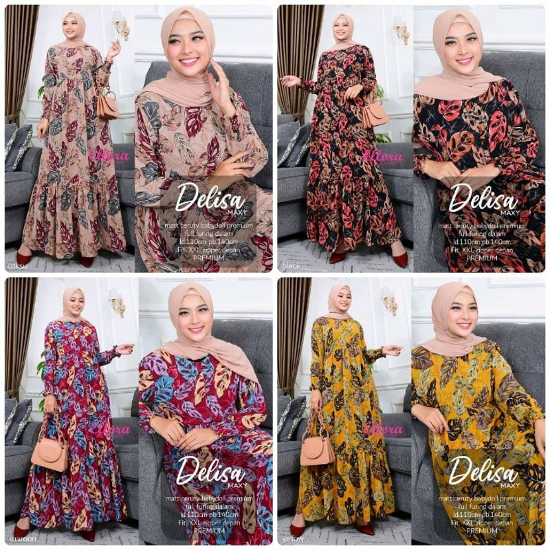 Delisa Maxy Dress Janbol gamis Monalisa