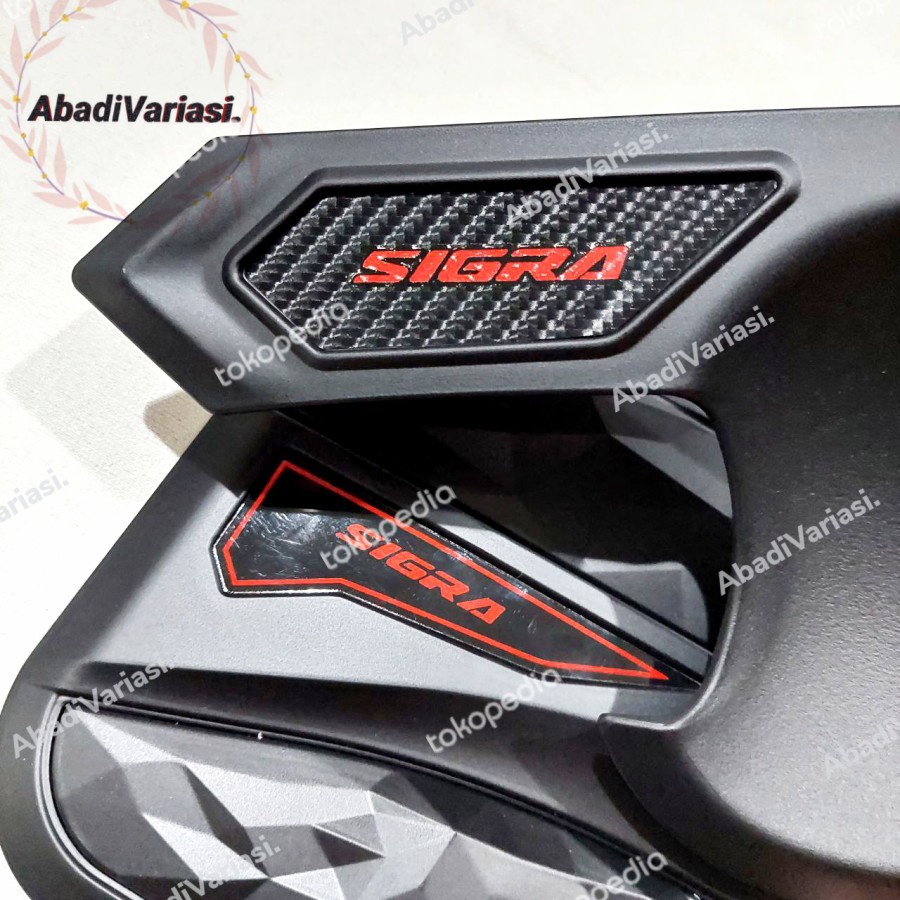 Paket Outer Handle &amp; Tank Cover Diamond Mobil Sigra 2016 - 2022 Hitam