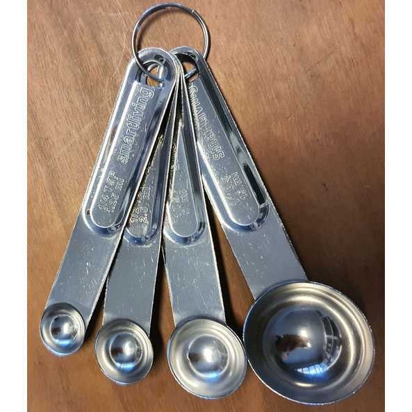 Sendok Takar Dapur 8PCS Ukur Bumbu Gula Kopi Stainless Measuring Spoon