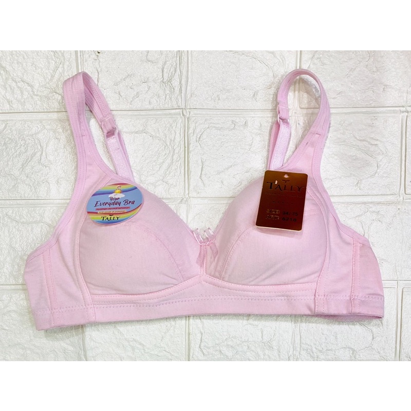 BH | Bra Remaja TALLY 6218 Bahan Katun Tanpa Kawat 34-38