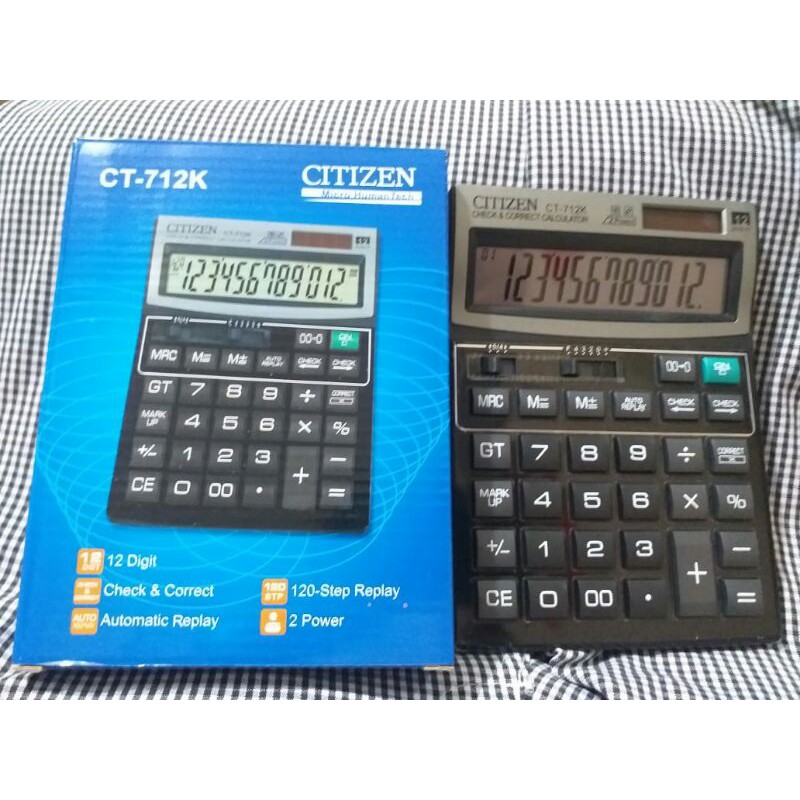 

KALKULATOR CITIZEN CT-712K / CALCULATOR CT 712K