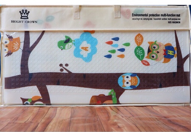 (DENGAN TAS) PREMIUM PLAYMAT ANAK BAYI XPE Uk 200 x 150 cmTEBAL 1 CM MOTIF BOLAK BALIK-4