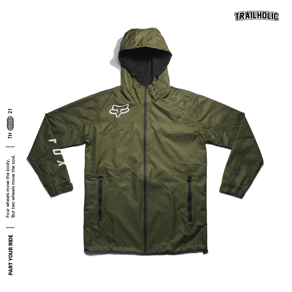 JAKET FOX ARMY WATERPROOF - JAKET TRAIL MX PREMIUM ORIGINAL QUALITY - TRAILHOLIC