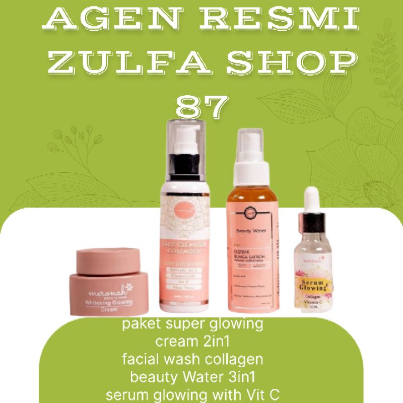 | MERONAH | CREAM GLOWING | ORIGINAL BPOM |