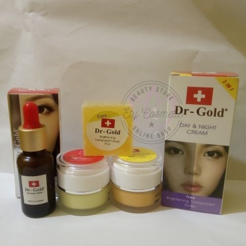 Cream dr gold / krim dr-gold set original / serum gold / Cream dr.gold original bukan dr pure