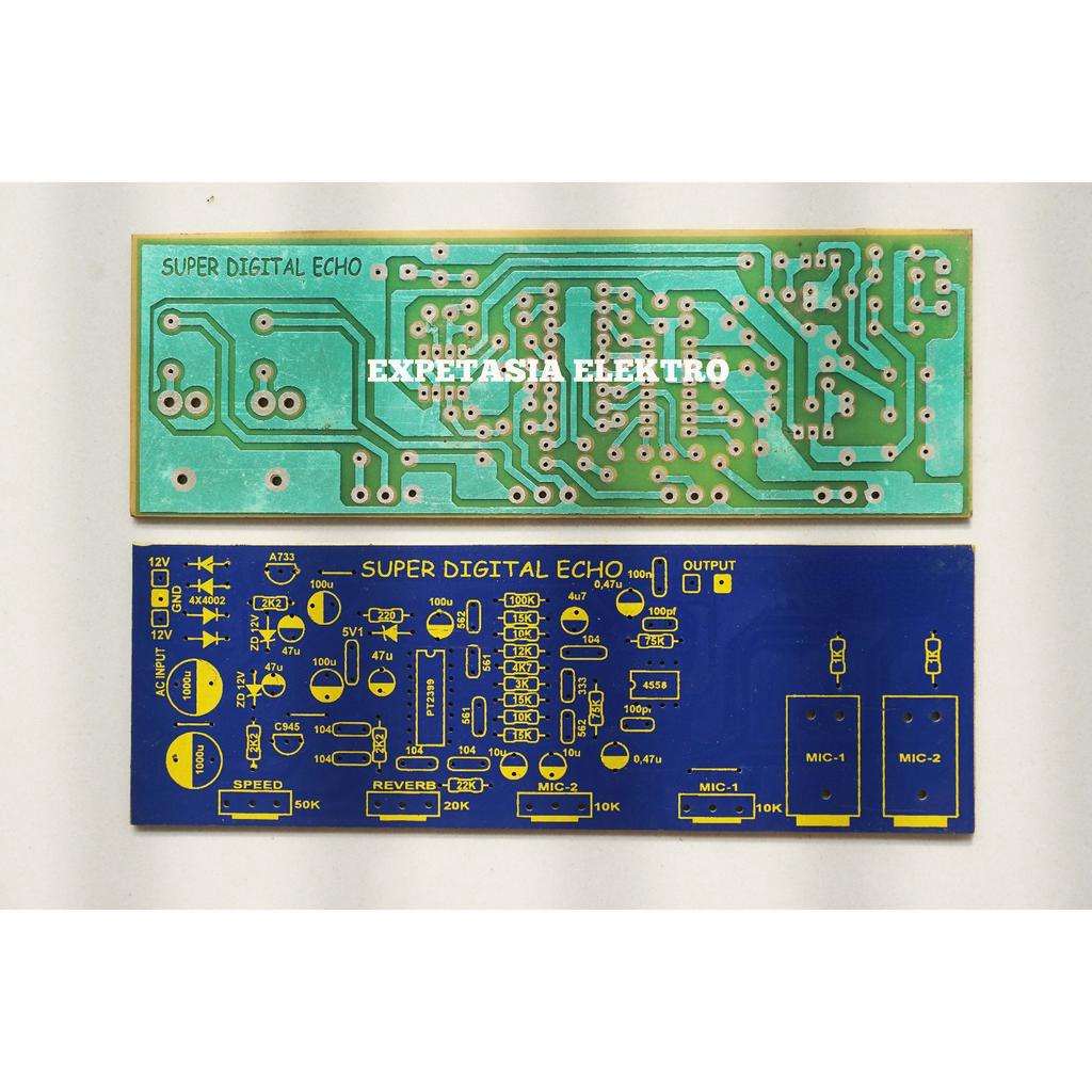 PCB Super Digital Echo plus soket mic