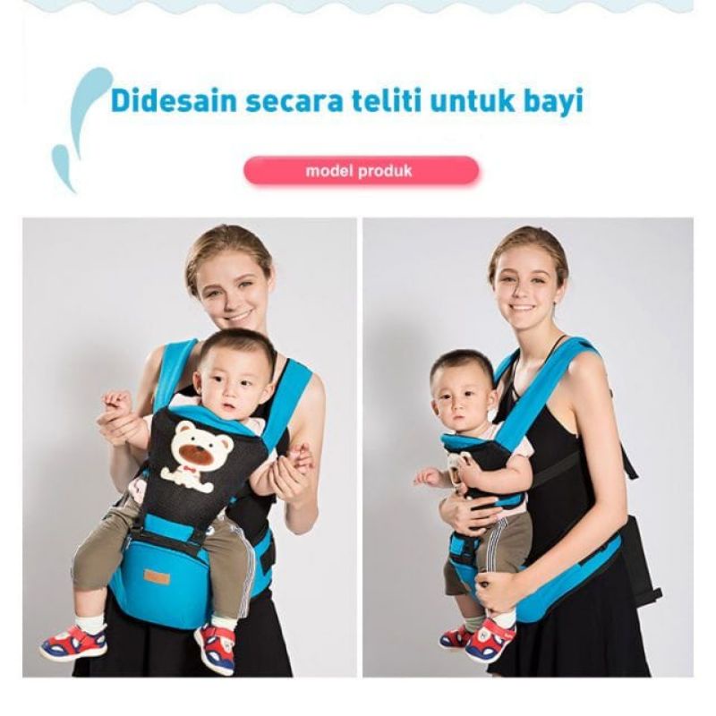 New Gendongan Bayi Hipseat Multifungsi Original Import Premium