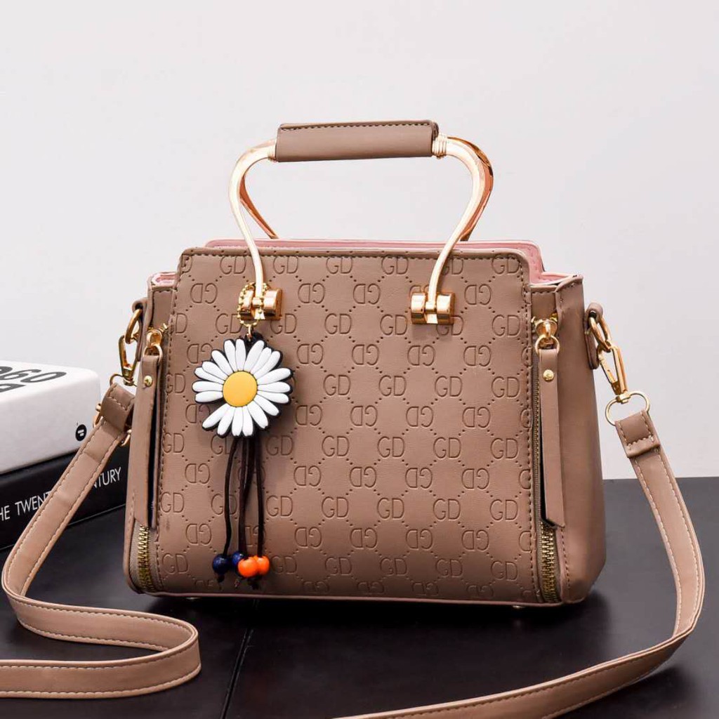 JK Z5657 1KG MUAT 2PCS TAS SELEMPANG WANITA DAISY FASHION IMPORT