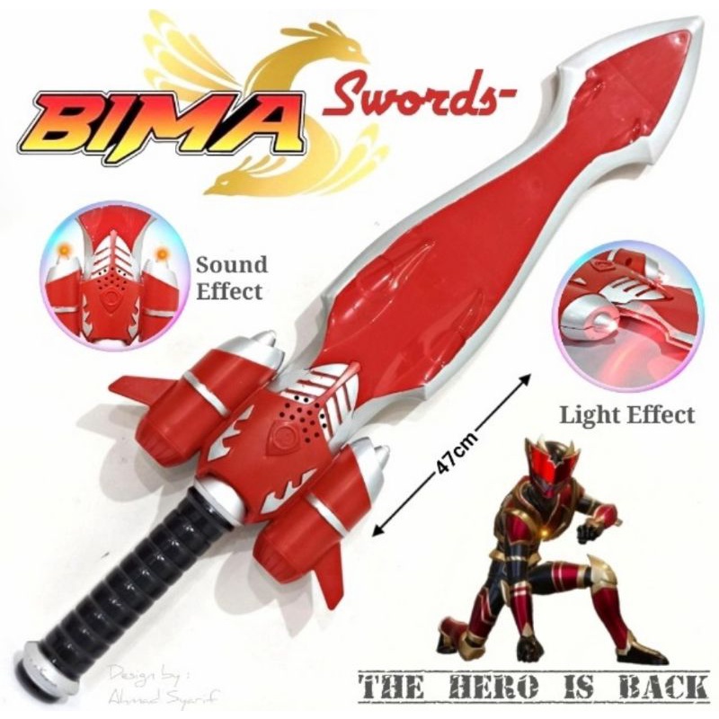 Mainan Anak Pretend Play Pedang Bima-S BIMA X FIRE SWORD