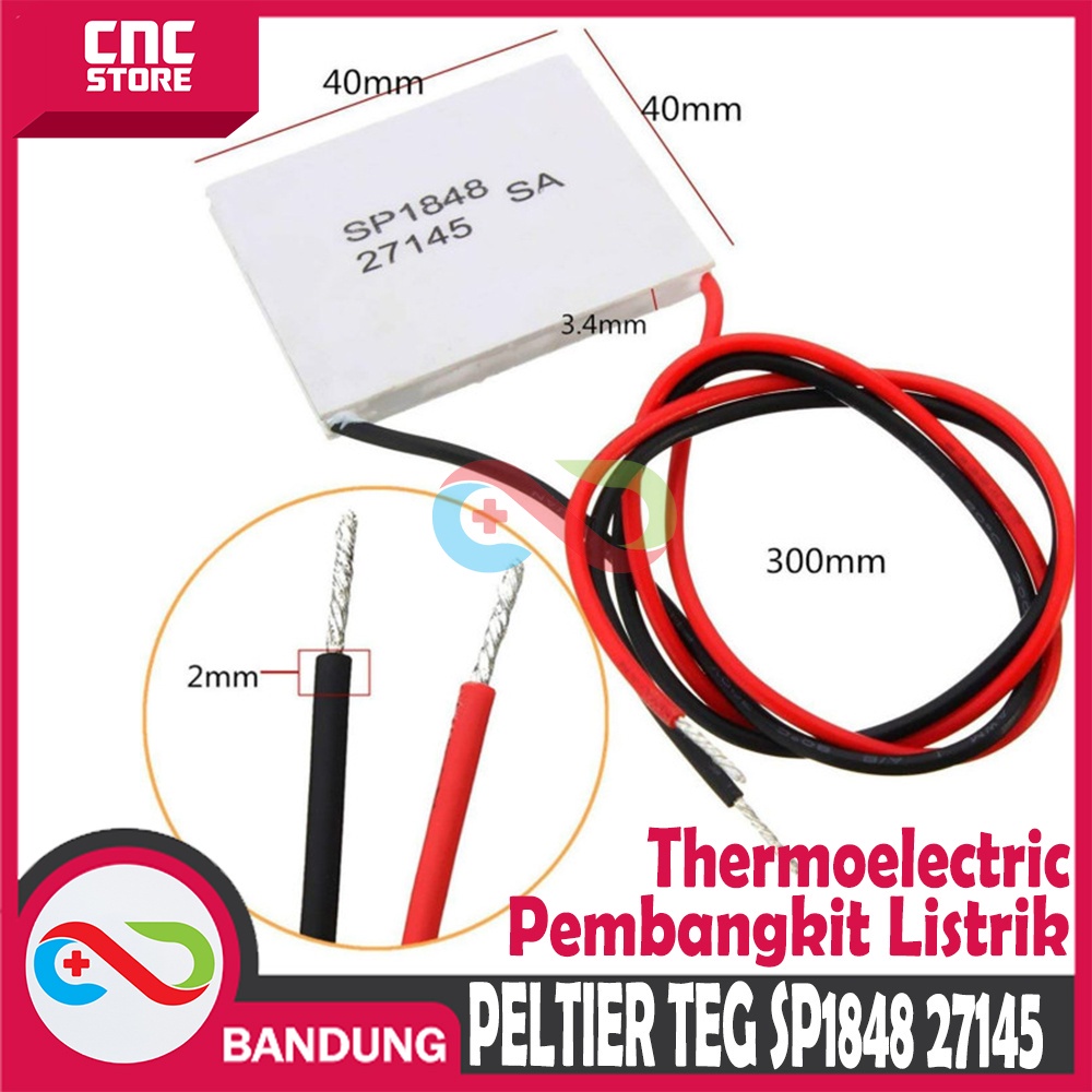 PELTIER TEG SP1848 27145 SA PEMBANGKIT LISTRIK THERMOELECTRIC