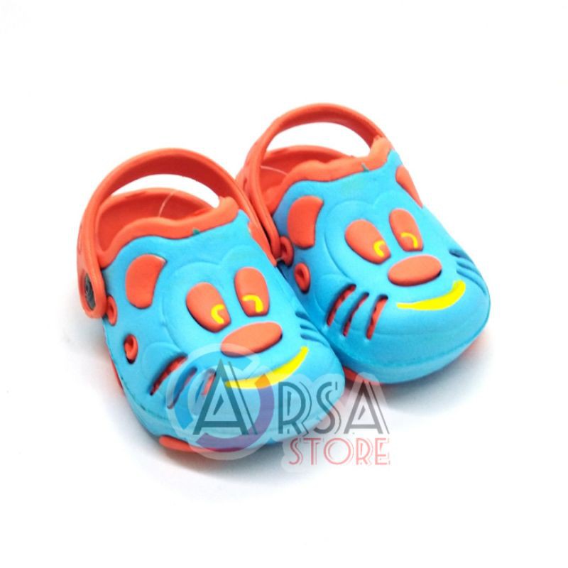 Sendal Sepatu Anak, Sandal Baim Bayi Bahan Karet Usia 1-3 tahun Terbaru