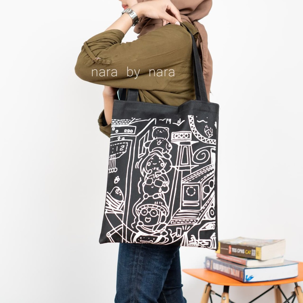 Nara Grosir - Body Crowd Totebag l Tas Wanita