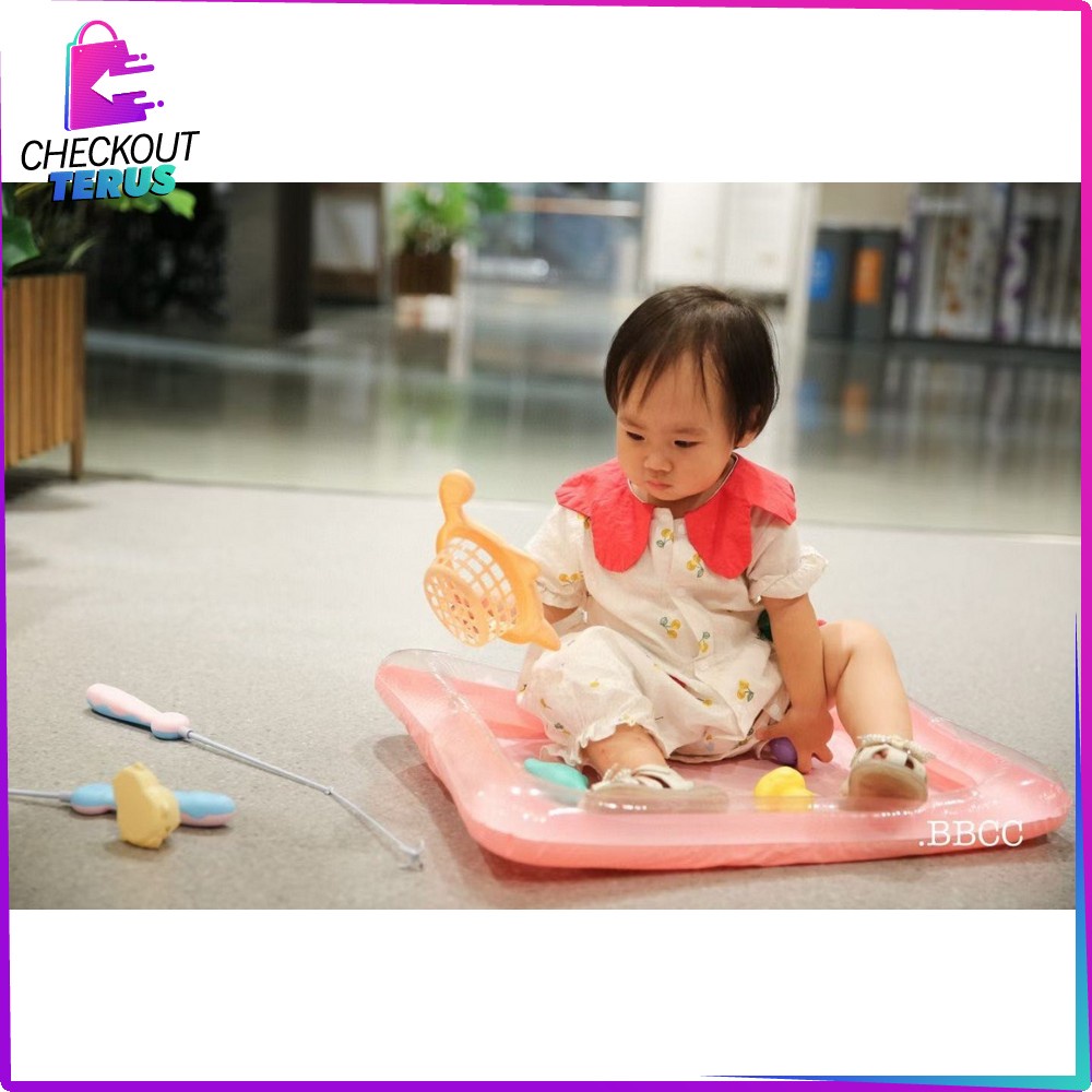 CT M209 Mainan Anak Pancing Ikan Magnet Pancingan Ikan Mainan Anak Kolam Ikan Pretend Play Fishing Game