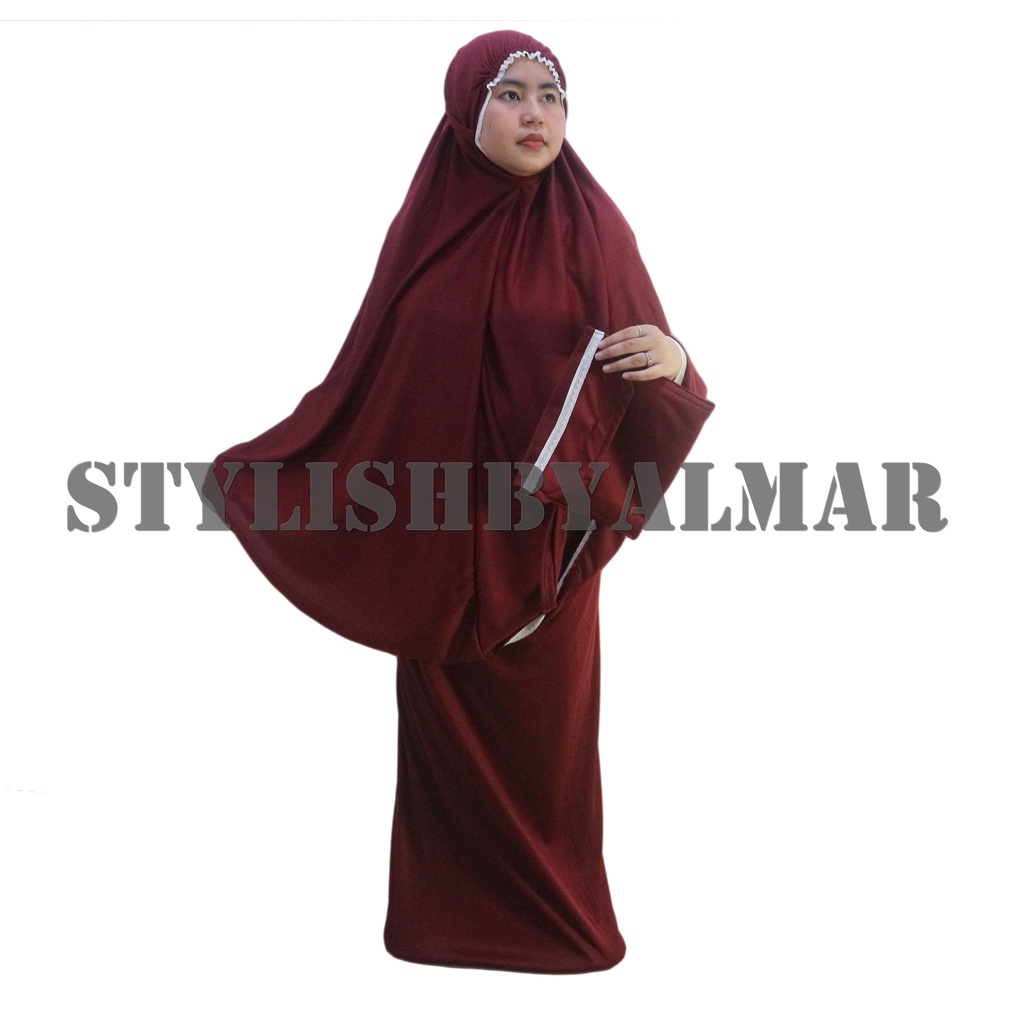 Mukena Renda Katun Travel Hyget Premium Ukuran Dewasa Adem Berkualitas