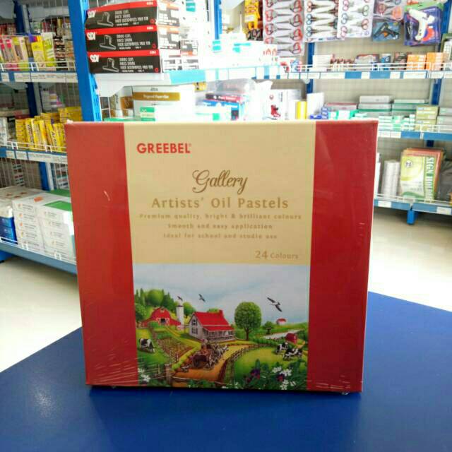 

Crayon : oil pastel 24 warna Greebel Artist