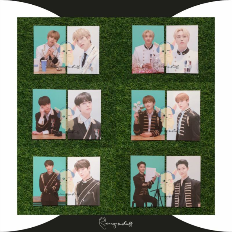 SHARING THE BOYZ KCONTACT4U / KCON4U AR & BEHIND PHOTO SET / KCON 4