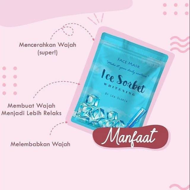 Masker ice sorbet by lea gloria