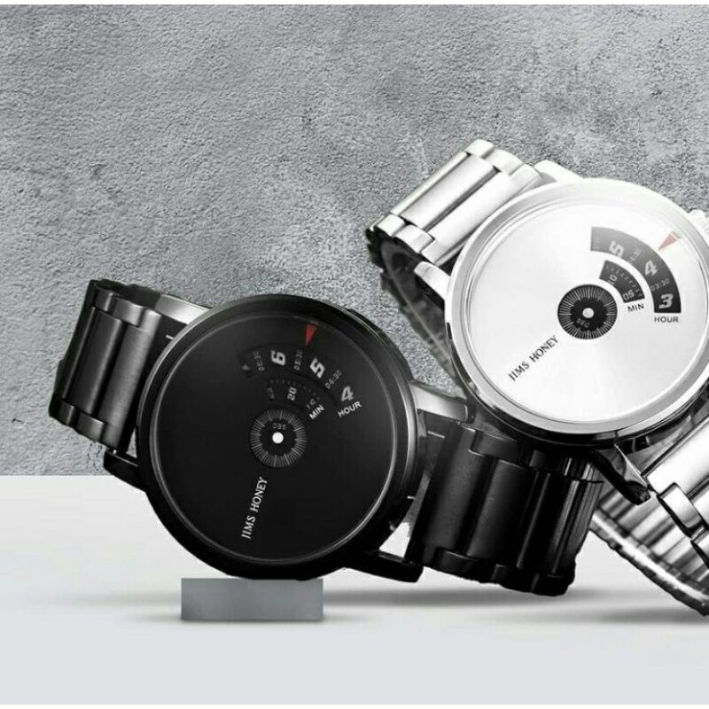JT 8315 JIMS HONEY | JAM TANGAN PRIA | JAM TANGAN STAINLESS