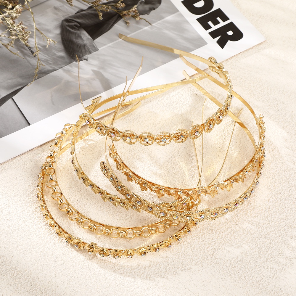 Bando Desain Kupu-Kupu Aksen Berlian Imitasi Bahan Alloy Untuk Wanita