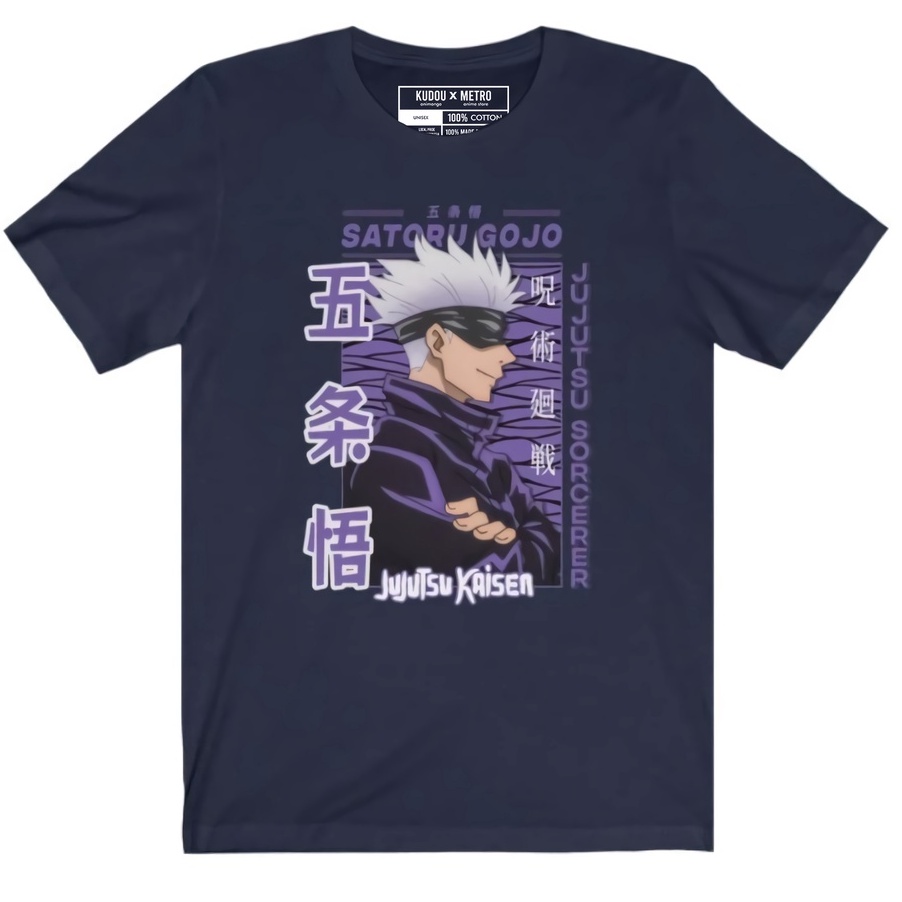 Tshirt Gojo Satoru Portrait Anime Manga Jujutsu Kaisen Premium Unisex