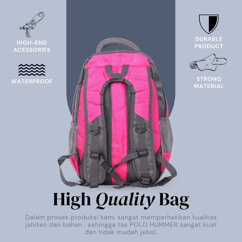 Ransel Unisex Expanding POLO HUMMER - PH 70004