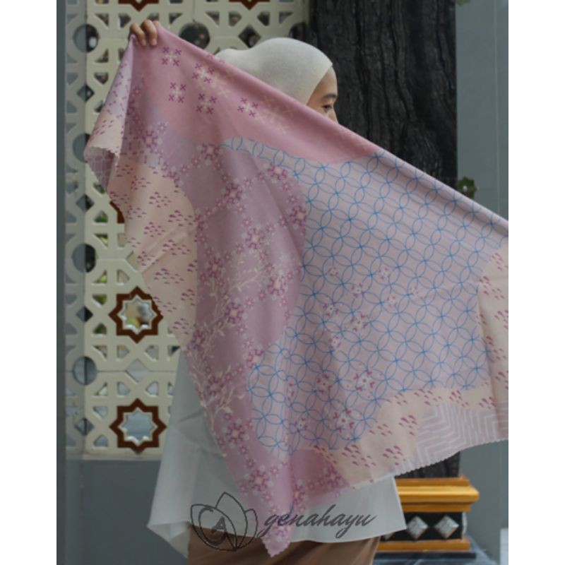 Jilbab Voal Motif Superfine / jilbab segi empat premium motif by Genahayu-2
