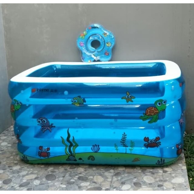 FREE BAN LEHER GARANSI 1 BULAN KERUSAKAN Baby Pool Square