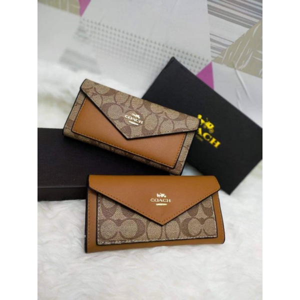 NEW ITEM dompet co@ch envelope lipat panjang free box