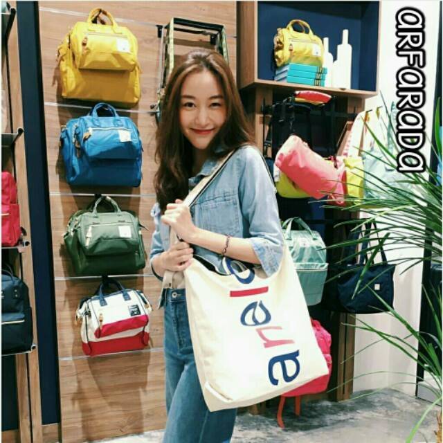 Tote bag anelo wanita tas tengteng lokal batam tas selempang mewah harga murah