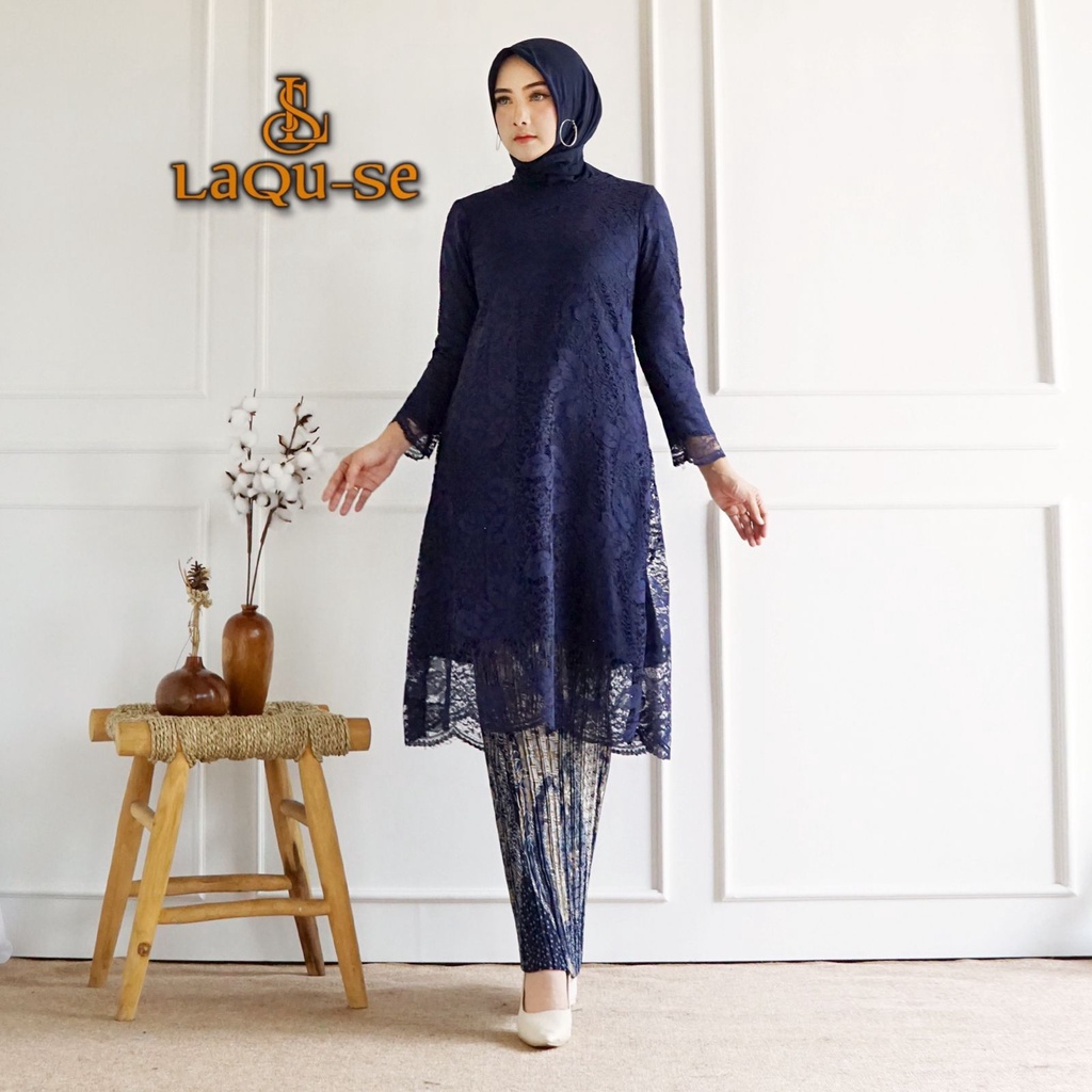 Stelan Kebaya Tunik Brokat Kebaya Wisuda Set Kebaya Tunik Kebaya Kondangan Tunik Brokat Terbaru By Laquse Kebaya