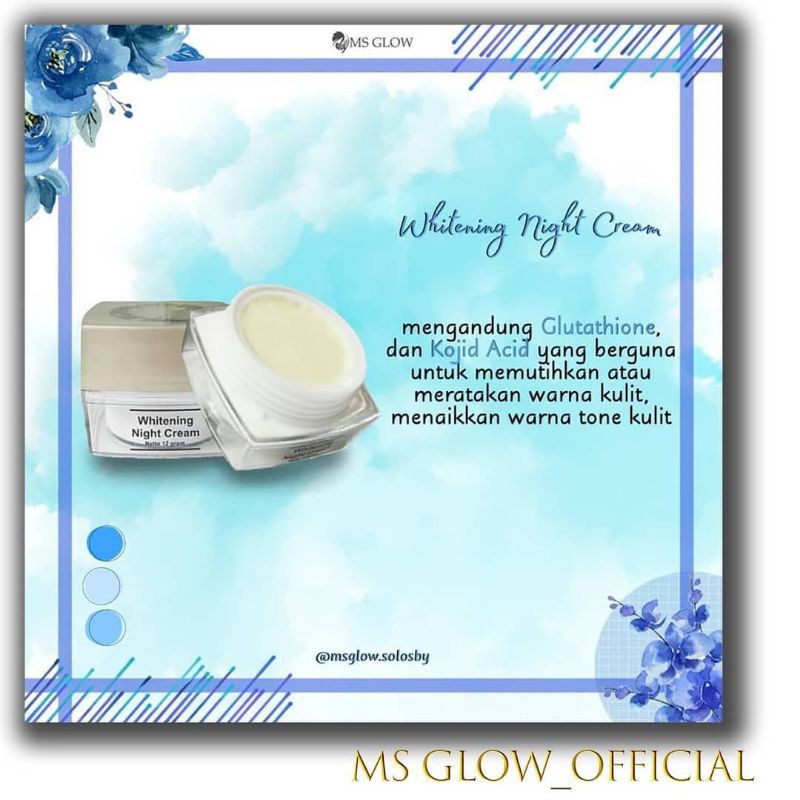 Miffglow - [ADA BARCODE] MS GLOW ORIGINAL FREE POUCH, ms glow paket whitening series msglow