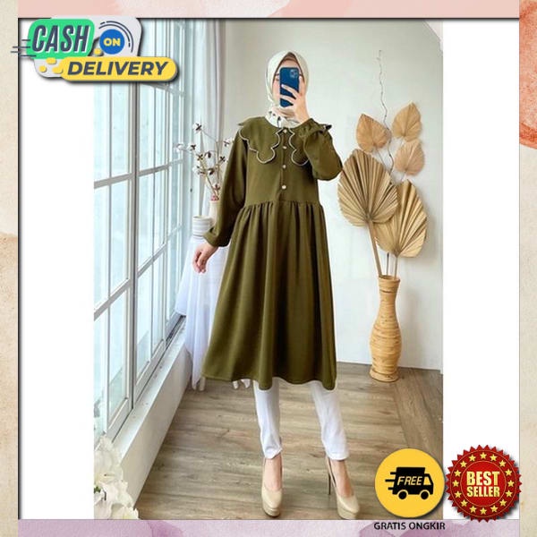 Thunik Wanita Kerja Santai Jalan Jalan Tunik Wanita Terbaru 2022 Tunix Remaja Dewasa Import Tunik Rm