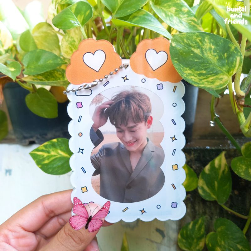 PC photocard Chen Ilalang april and a flower