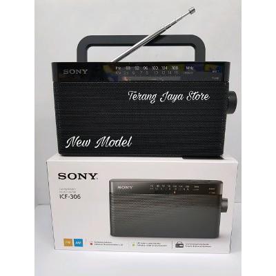 Radio Sony ICF 306 FM AM Radio Portable Speaker Besar Diskon