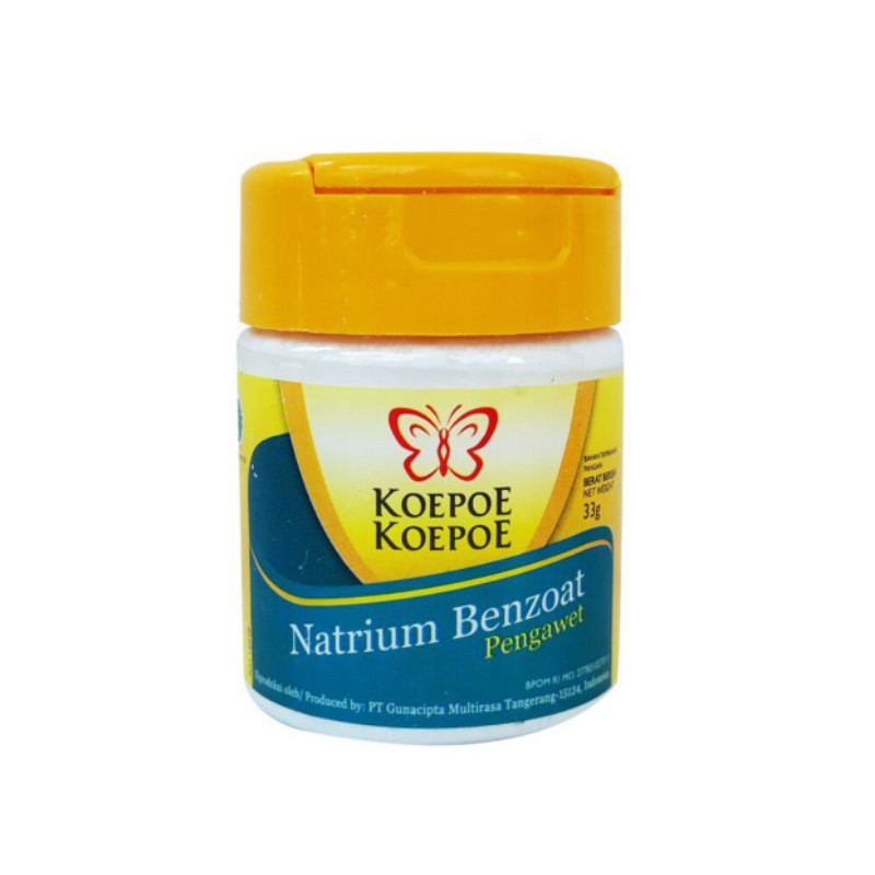 

NATRIUM BENZOAT KOEPOE/ PENGAWET MAKANAN & MINUMAN