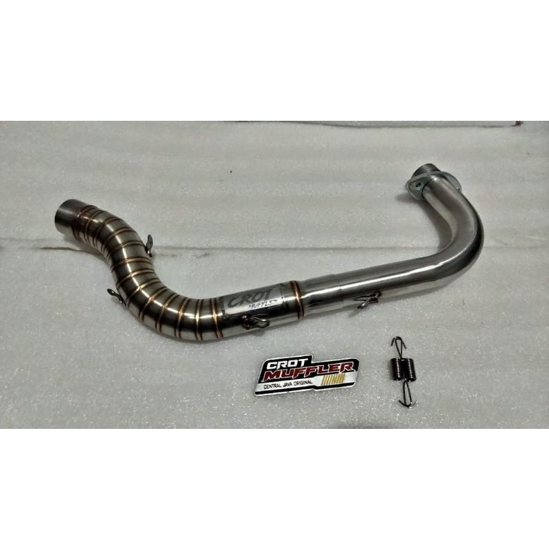 pipa leheran knalpot  matic, mio, beat spek 130-200cc