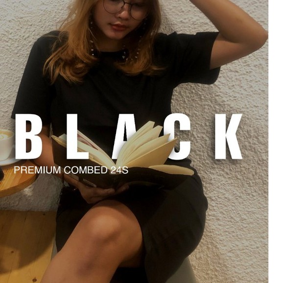 Kaos Polos Hitam / BLACK T-SHIRT