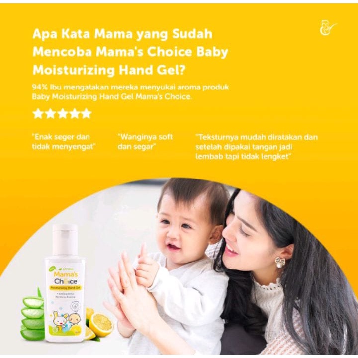 MAMA'S CHOICE HAND SANITIZER - PEMBERSIH ANTISEPTIK