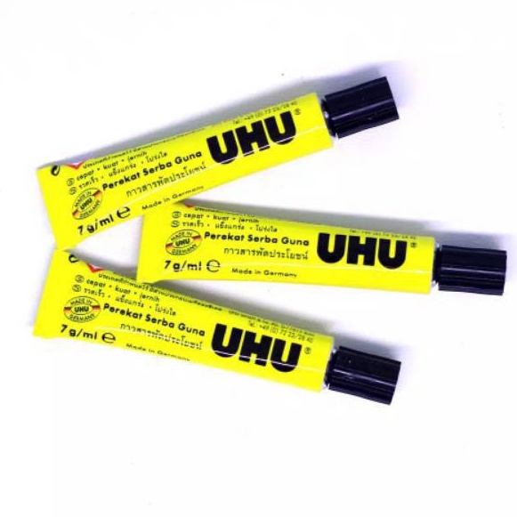 Lem UHU Cair 7ml , 20ml , 35ml Perekat Serbaguna All Purpose Glue