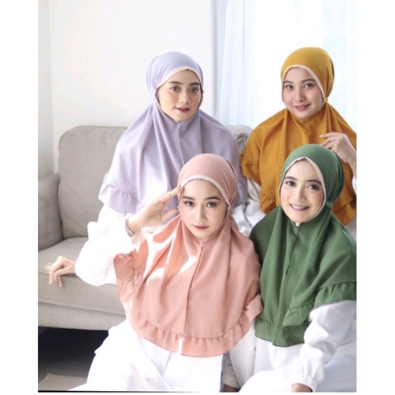 BERGO MARYAM RENDA REMPEL CANTIK BAHAN DIAMOND TERMURAH KUALITAS BUTIK