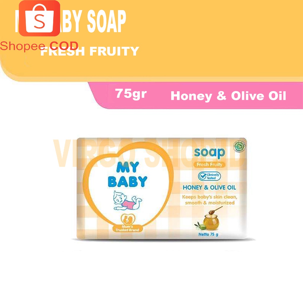 MY BABY SOAP 75gr - MY BABY SABUN BATANG BAYI / Sabun Bayi / Sabun Batang / Sabun My Baby / My Baby Sabun Batang / Sabun / Sabun Baby