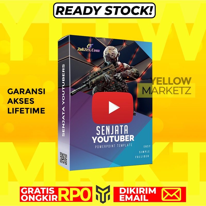 SENJATA YOUTUBER PowerPoint Pack